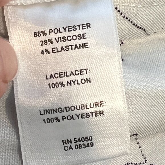 Robert Rodriguez Dress Lace Strapless Cocktail Party Small - Picture 13 of 14